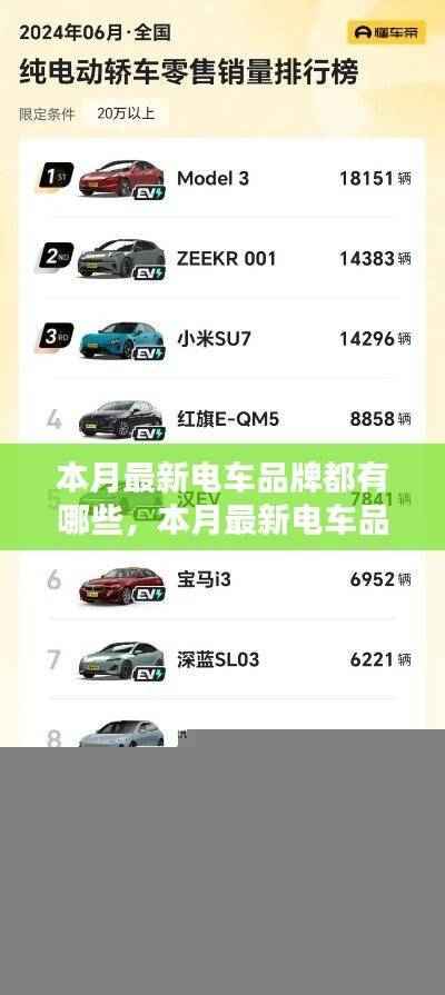 本月新品牌电车探索指南,全面解读最新品牌电车,助您选购心仪车型