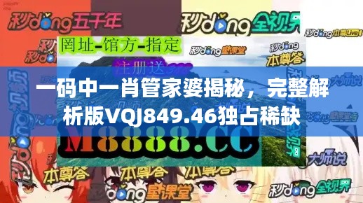 一码中一肖管家婆揭秘,完整解析版VQJ849.46独占稀缺