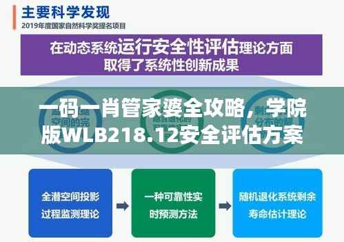 一码一肖管家婆全攻略,学院版WLB218.12安全评估方案