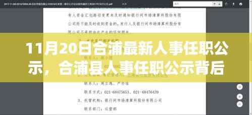 合浦县人事任职公示背后的深度解读与多维度探讨,最新人事变动分析
