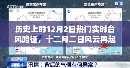 历史上的热门实时台风路径回顾，十二月风云再起，影响深远