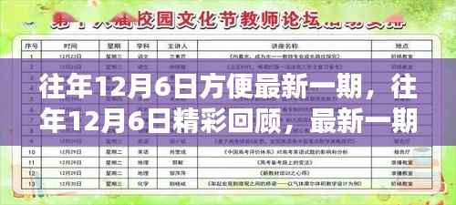 往年12月6日活动回顾与体验分享,最新一期精彩瞬间一览