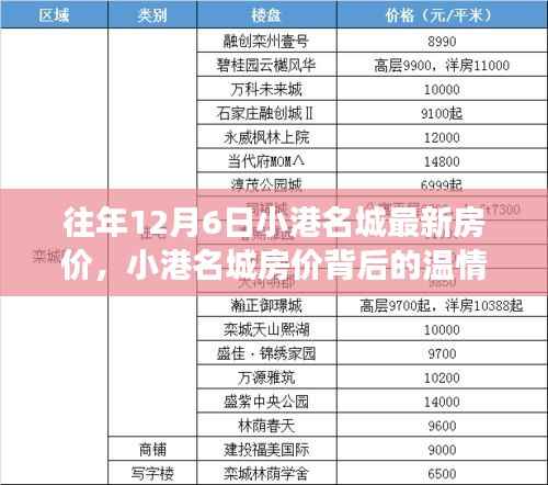小港名城房价背后的温情故事,友情与家的奇妙旅程揭秘最新房价动态